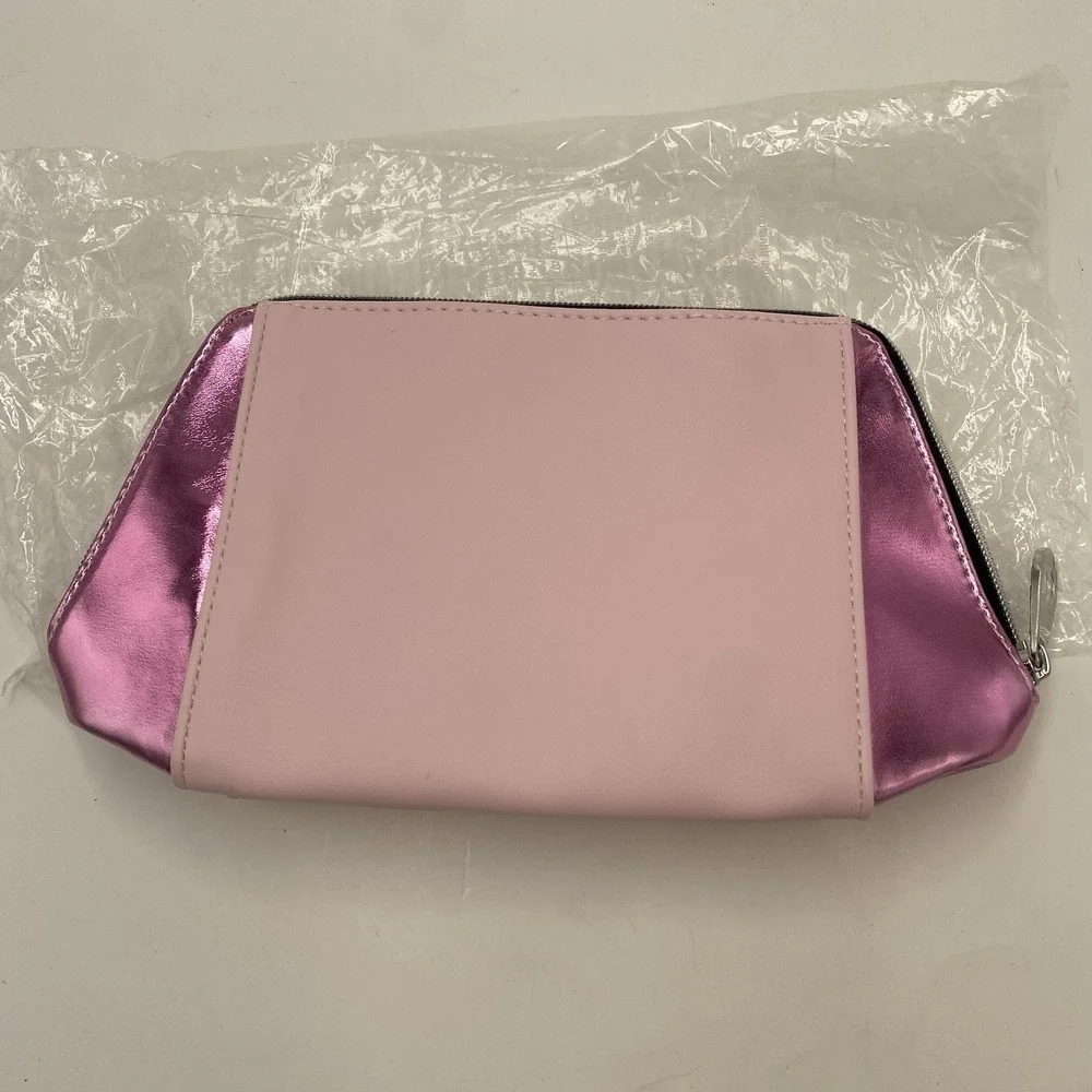 Mary‎ Kay Small Make Up Bag Pink Metallic 9